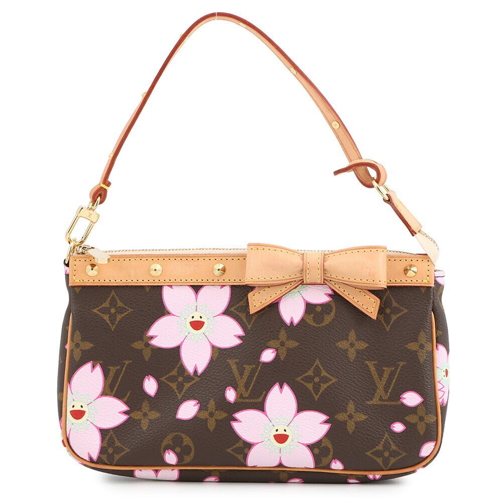 Louis Vuitton handbag Cherry Blossom Pochette Accessoires Takashi Murakami Bag